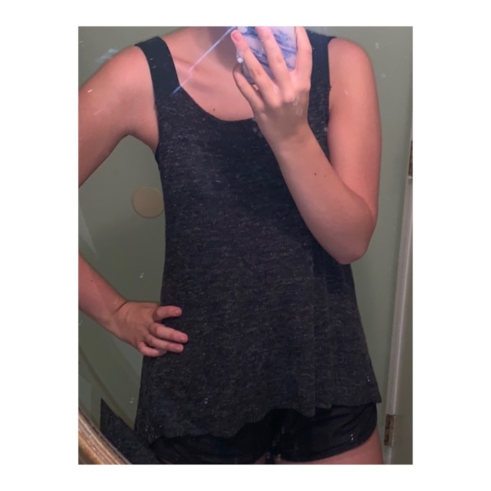 FREE PEOPLE LIMITED HIGH LOW/OPEN BACK BLOUSE - Picture 3 of 14
